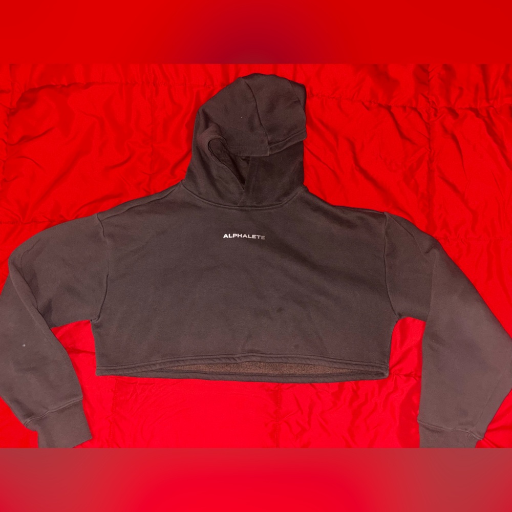 Alphalete Brown Fleece Jacket